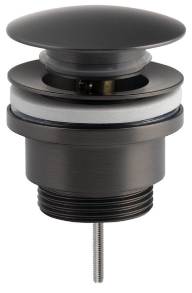 SAPHO Umivaonički odvod 5/4", crna mat, bez preljeva, 10–55 mm